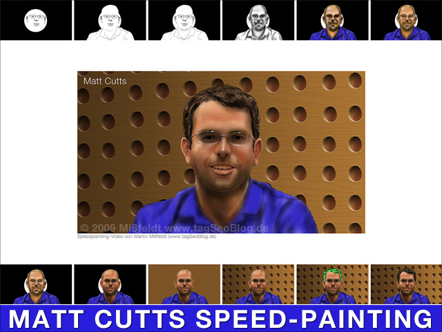 Matt Cutts Speedpainting