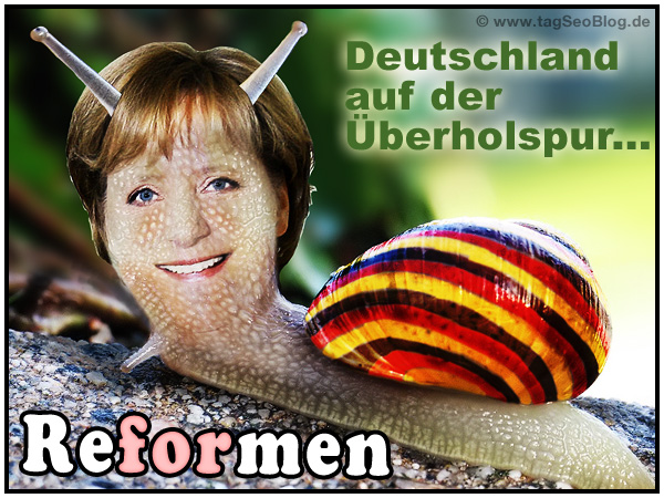 Angela Merkel : CDU Wahlkampf - Reformen anpacken
