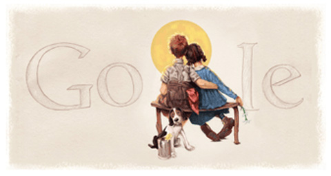 Google Doodle Norman Rockwell