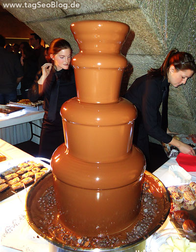 Schokoladen-Brunnen zum Dippen