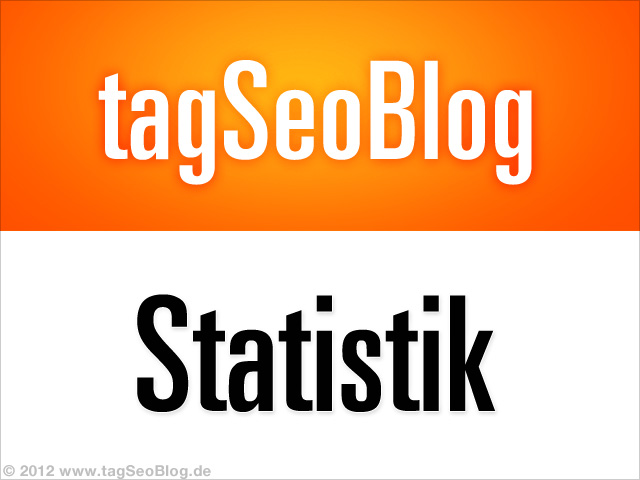 Blogstatistik des tagSeoBlog (1. Quartal 2012)