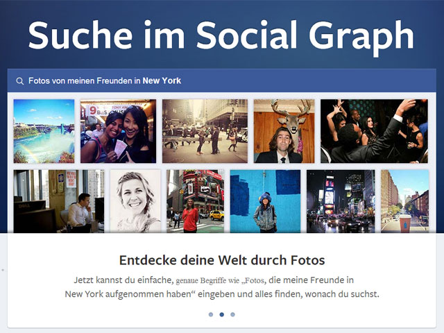 facebook Suche im Social Graph