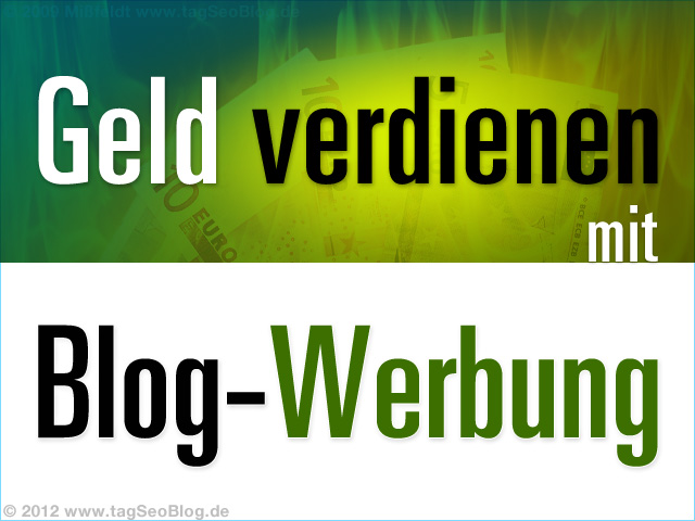 Geld verdienen mit Blog Werbebannern