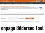 Onpage Bilderseo Tool (zur Analyse von Bildern auf Websites)