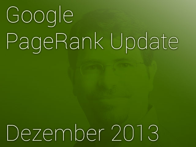 Google pageRank Update Dez. 2013