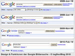 Design und Funktionen der Google-Bildersuche