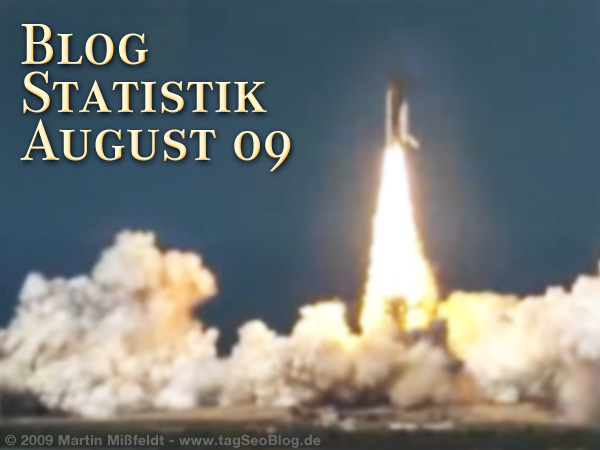 Blogstatistik August 2009
