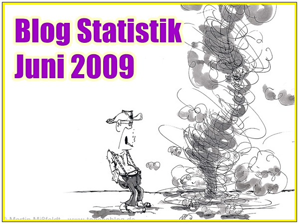 Blogstatistik Juni 2009