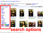 Google images Search Options