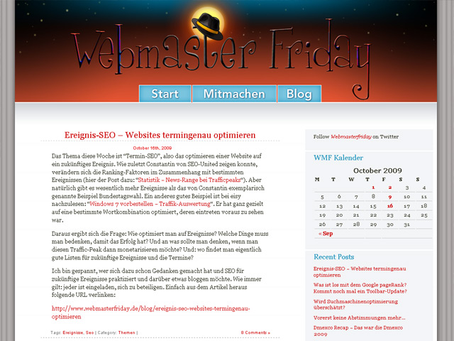Webmaster-Friday (new design)