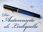 Autorenseite einer Website